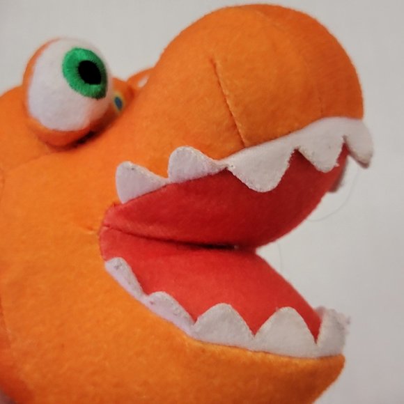 Jim Henson Orange Plush Dinosaur Train Buddy T Rex Toy 8" - Picture 13 of 13